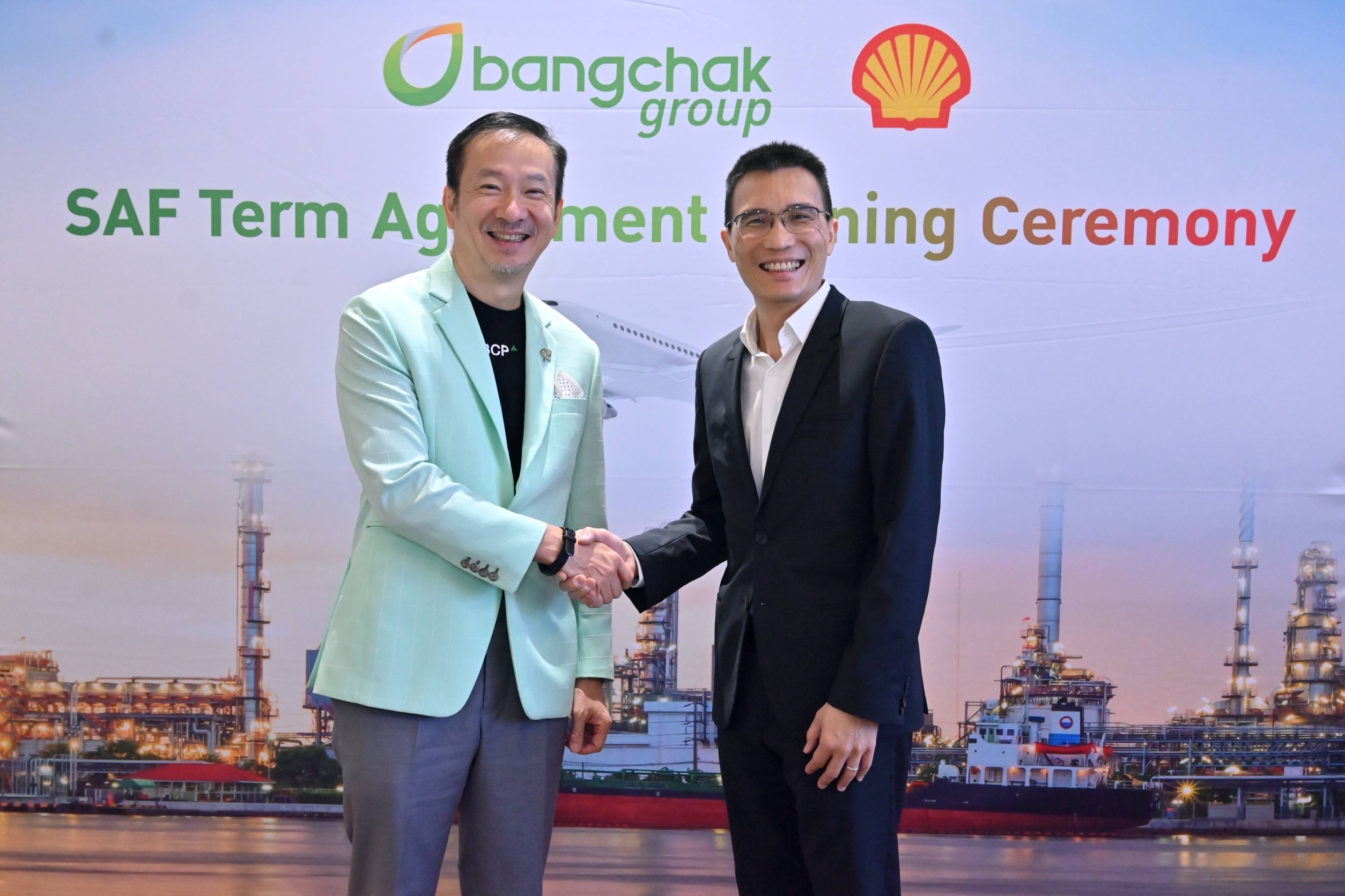 บางจาก เร่งเครื่องธุรกิจเชื้อเพลิงเครื่องบิน ป้อนน้ำมัน SAF ส่ง เชลล์