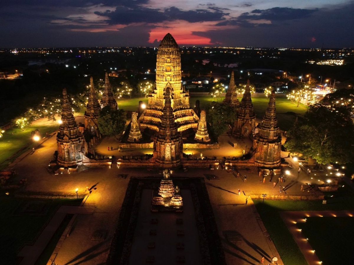 เที่ยวงาน 4 วัด 1 วัง ชมโบราณสถานยามค่ำคืน 9-17 พ.ย.นี้ ที่อยุธยา