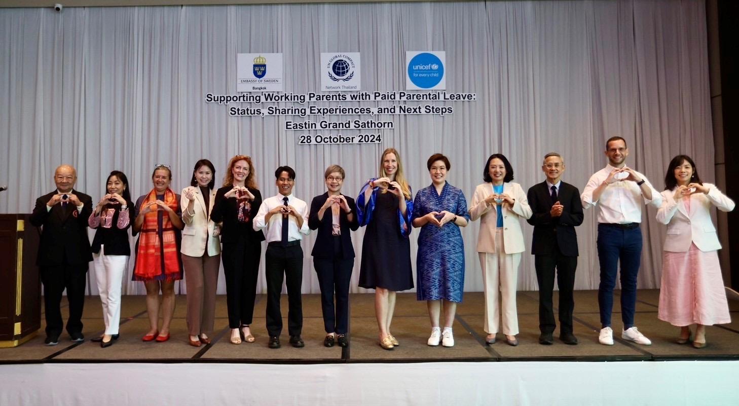 ยูนิเซฟ – UNGCNT และพันธมิตรเรียกร้องให้ขยายวันลาเลี้ยงดูบุตรแบบได้รับค่าจ้าง