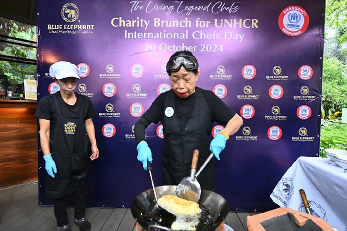 บลู เอเลเฟ่นท์-เชฟเจ้ไฝ จัดบรันช์การกุศล UNHCR