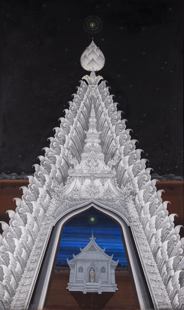 ประมูลงานศิลปะ บางกอก อาร์ต อ๊อกชั่น - ประตูสู่นิพพาน 1 (1981) เฉลิมชัย โฆษิตพิพัฒน์