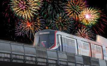 รถไฟฟ้า ปีใหม่