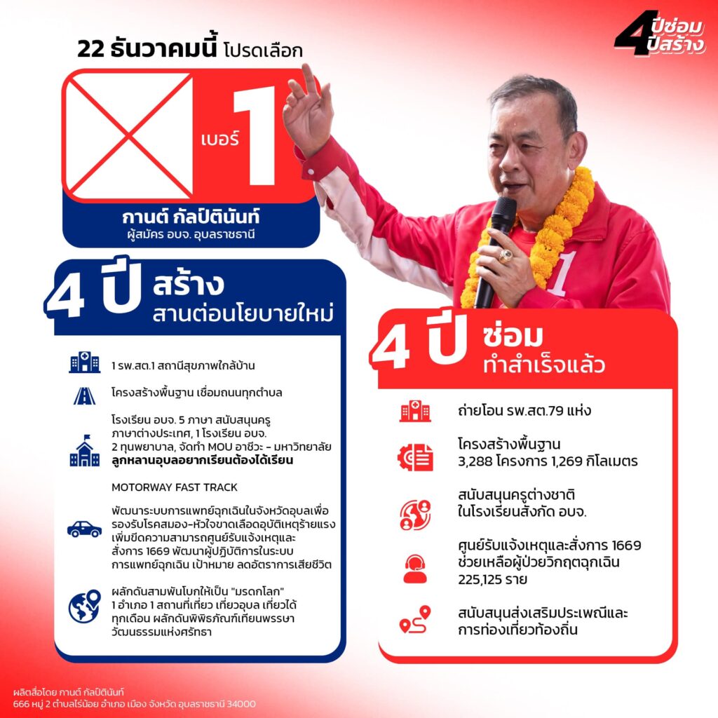 นโยบาย กานต์ กัลป์ตินันท์