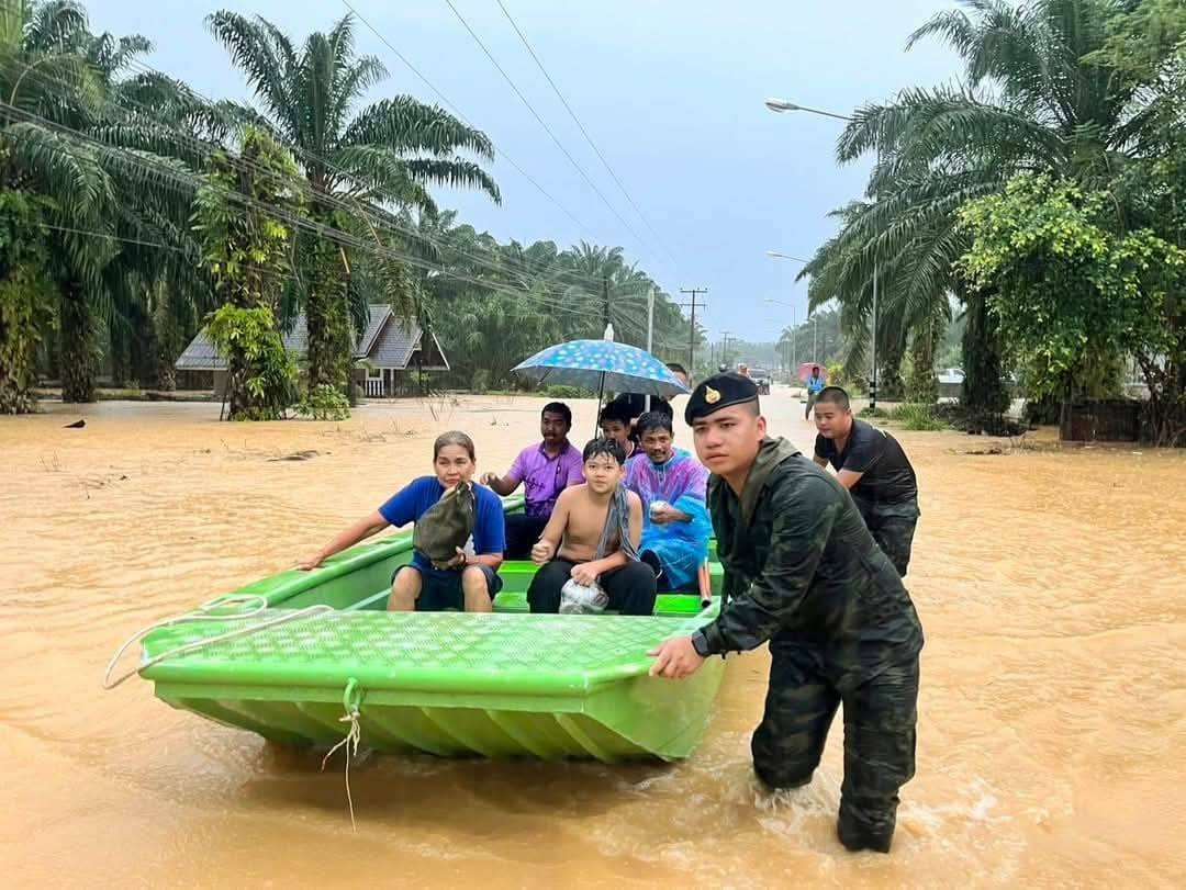 อัพเดตน้ำท่วมภาคใต้ล่าสุด กระทบ 700,000 ครัวเรือน เสียชีวิต 35 ราย