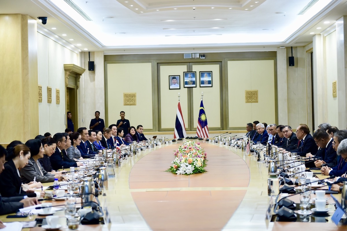 การประชุมหารือประจำปี ครั้งที่ 7 ระหว่างนายกรัฐมนตรีมาเลเซียและนายกรัฐมนตรีไทย เมื่อวันที่ 16 ธันวาคม 2024 ณ เมืองปูตราจายา ประเทศมาเลเซีย