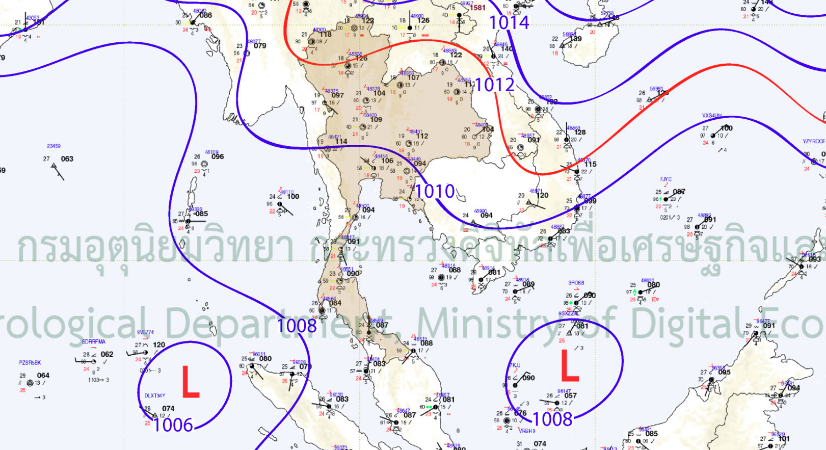กรมอุตุฯเตือนภาคใต้ ฝนตกหนักอีกช่วง 3-5 ธ.ค.นี้ กทม.ร้อนขึ้น 1-3 องศา
