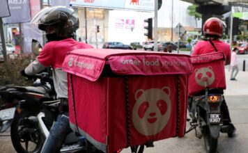 ฟู้ดแพนด้า ภาพโดย REUTERS/ Lim Huey Teng