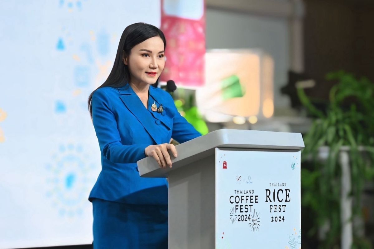 นฤมลเปิดงาน Thailand Rice Fest 2024 และ Thailand Coffee Fest ‘Year End’ 2024