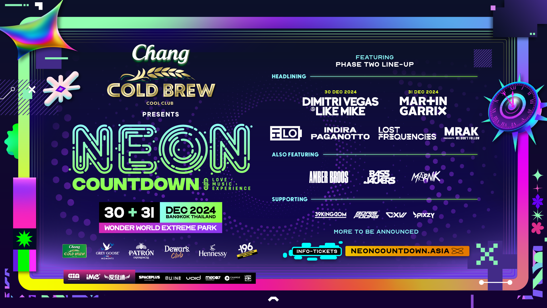 “NEON Countdown 2024” พร้อมระเบิดความมันส์ 