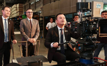 Filming set