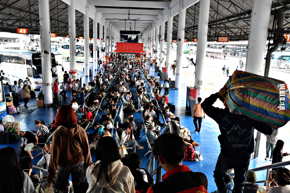บขส.สรุปตัวเลขคนเดินทางช่วงปีใหม่ 2568 ทะลุ 1.2 ล้านคน อีสานมากสุด