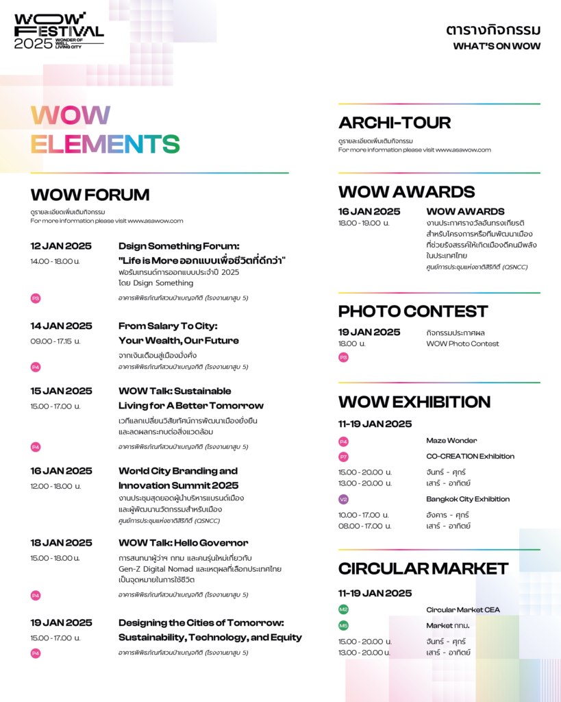 WOW Festival 2025 สวนเบญจกิติ