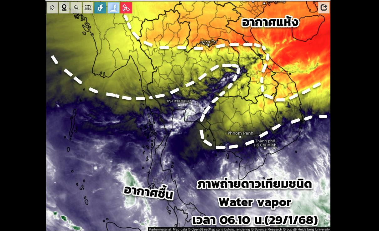 จะร้อนวันไหน? เช็กสภาพอากาศ 7 วันล่วงหน้า แห่แชร์ภาพเพจดัง ‘ฟ้าฝน’