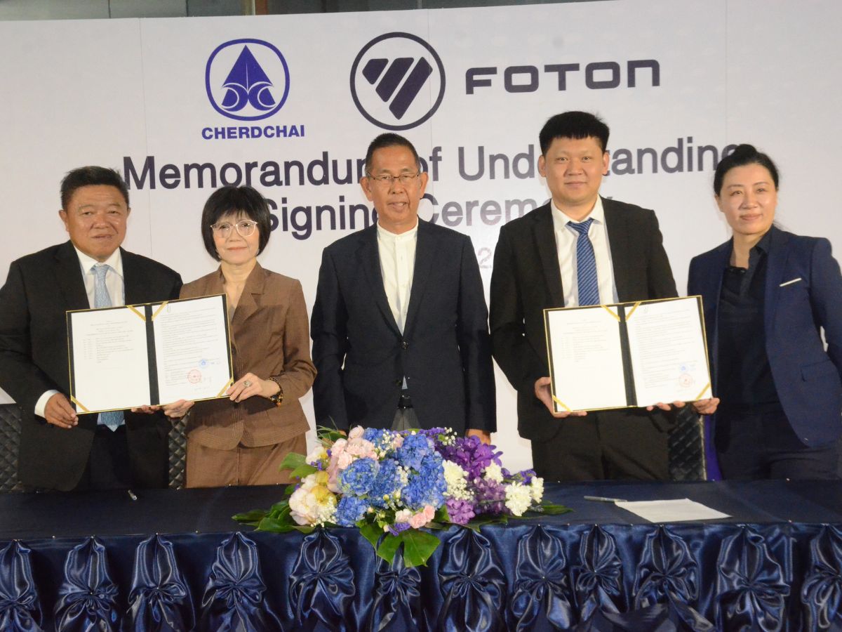 ‘กลุ่มเชิดชัย’ จับมือ ‘FOTON’ ผลิตรถโดยสาร EV 100% โชว์รถต้นแบบ เม.ย.68