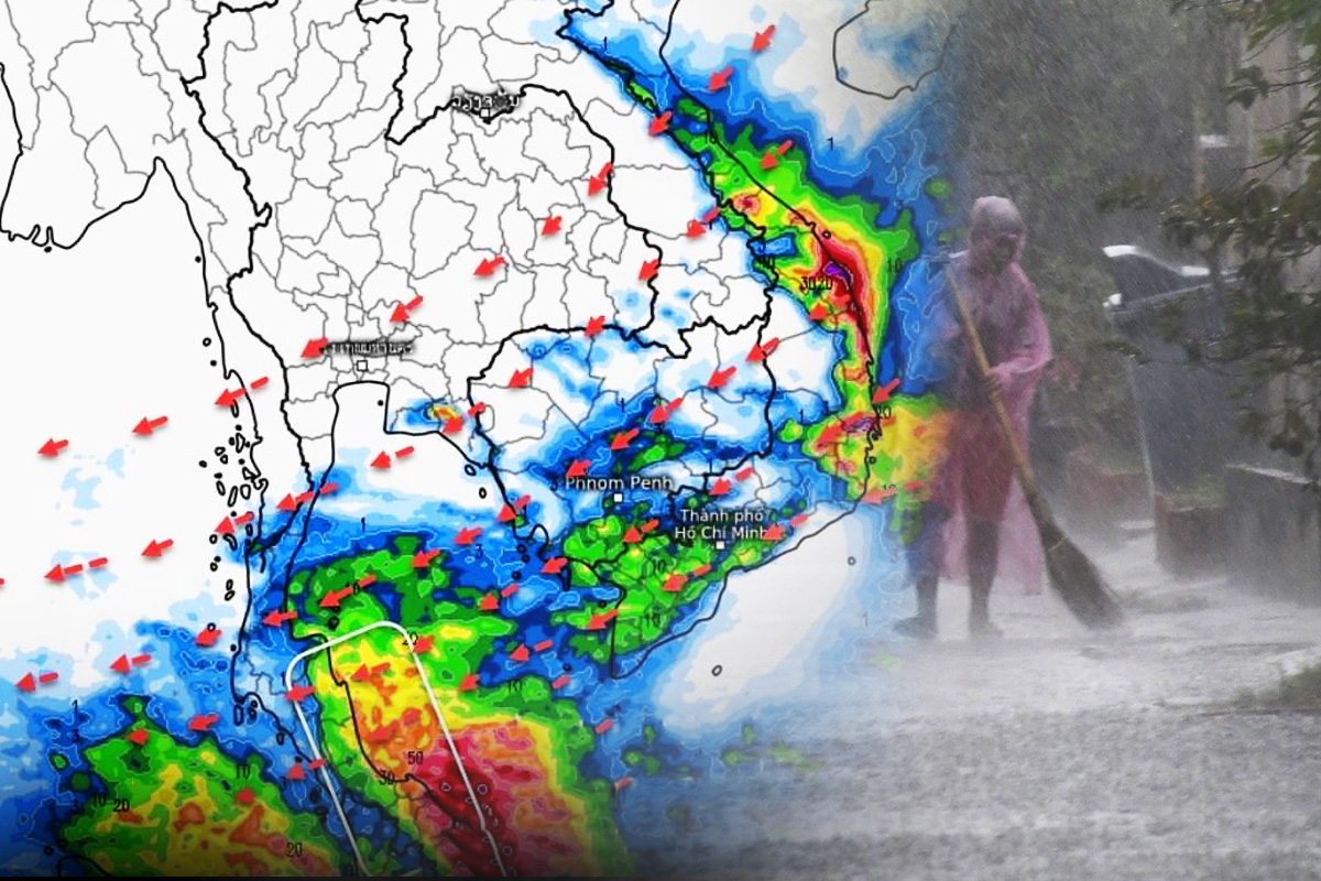 กรมอุตุฯเตือนภาคใต้ฝนตกหนัก “3 จว.+สงขลา” เสี่ยงเจอ 150 มิลลิเมตร