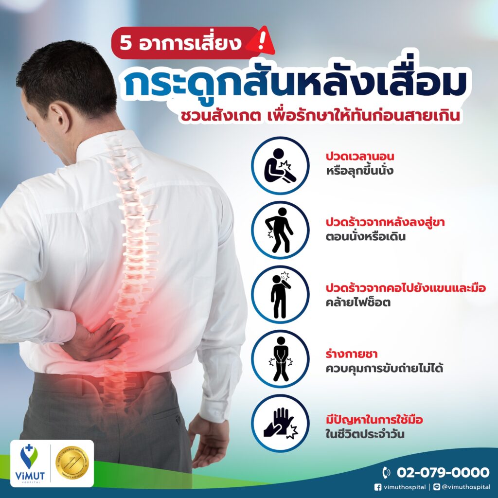 กระดูกสันหลังเสื่อม