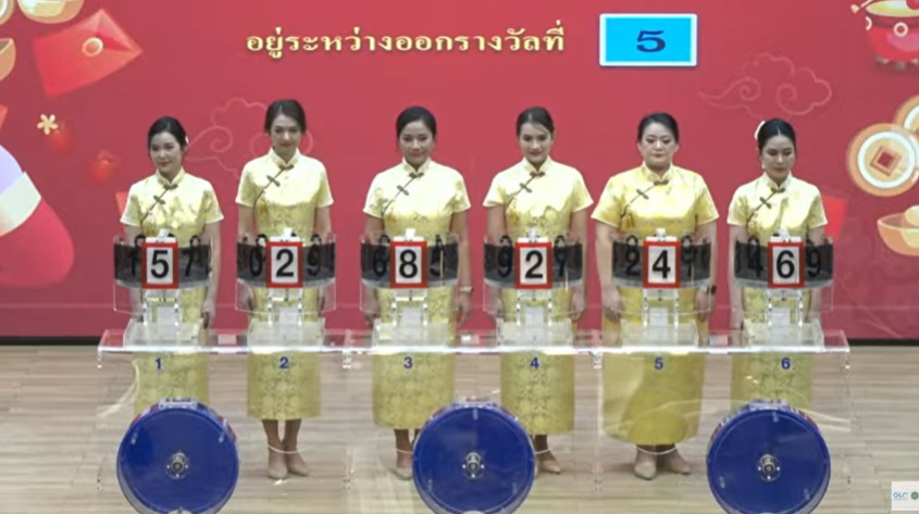 เจ้าหน้าที่จากสำนักงาน ป.ป.ช. เป็นผู้ช่วยหมุนการออหรางวัล งวด 1 ก.พ.2568