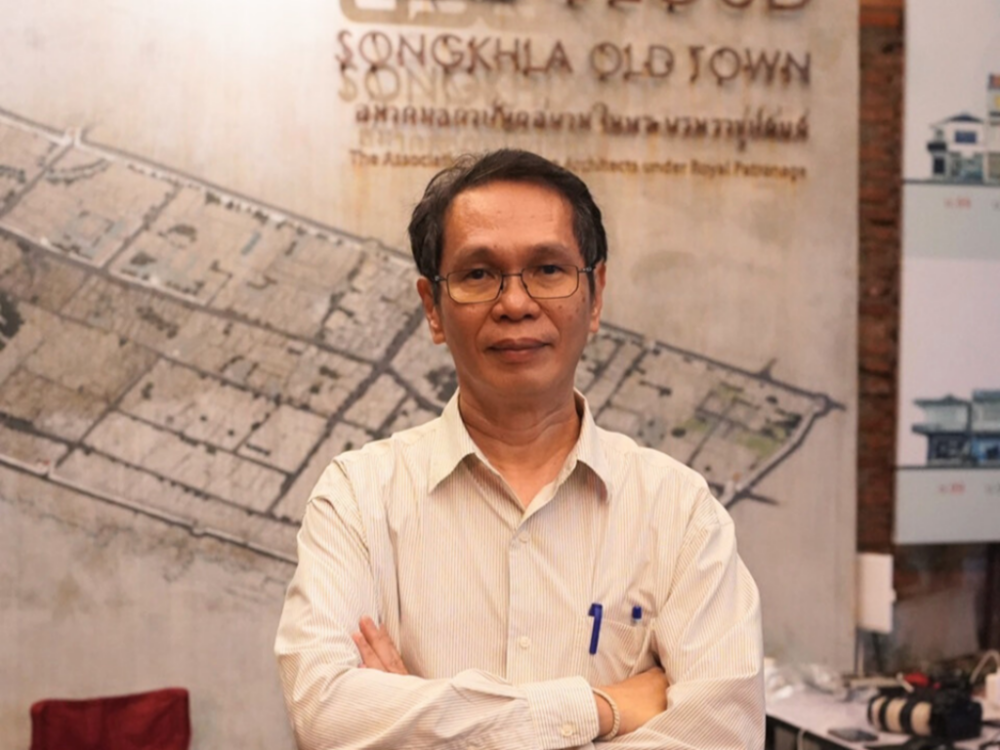 ดร.จเร สุวรรณชาต ประธานกลุ่มเครือข่ายสถาปนิกสร้างสรรค์ทักษิณ