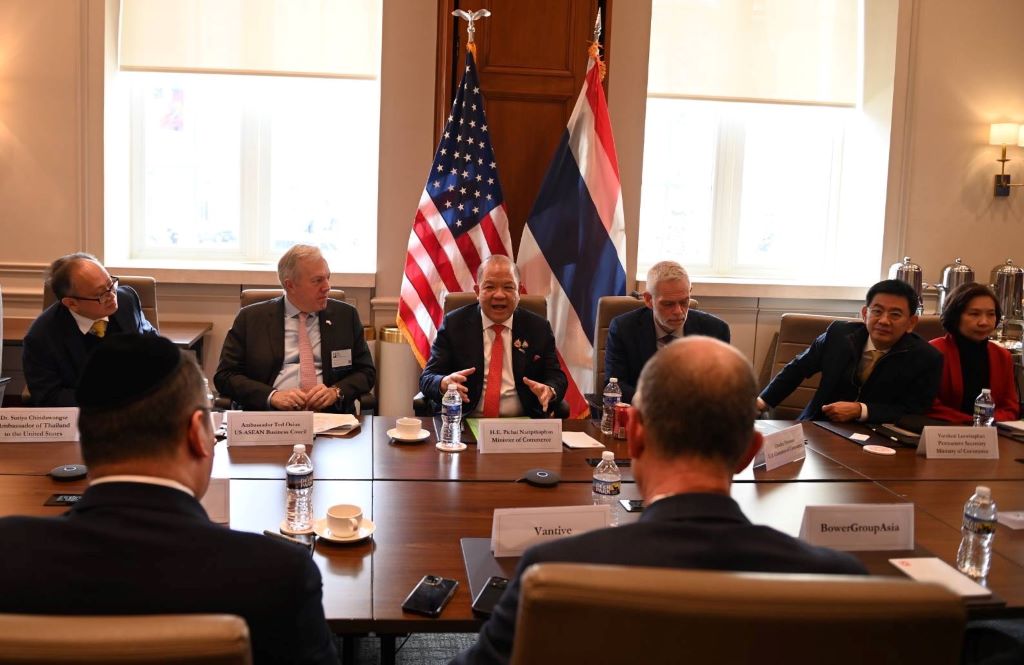 พิชัย ลุยสหรัฐ ถก USCC – USABC เอกชนยักษ์ใหญ่ 26 บริษัท ดึงลงทุน