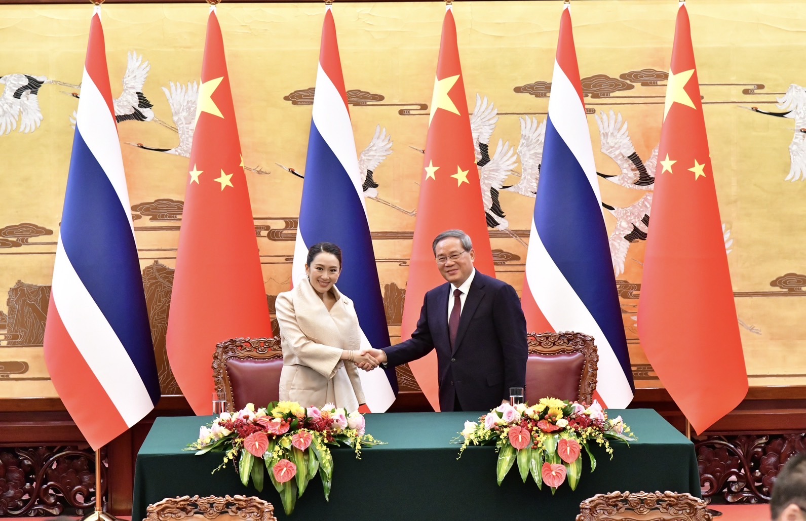 รัฐบาลไทย-จีน ลงนามความร่วมมือเปิดโอกาสพัฒนาเศรษฐกิจ เทคโนโลยี