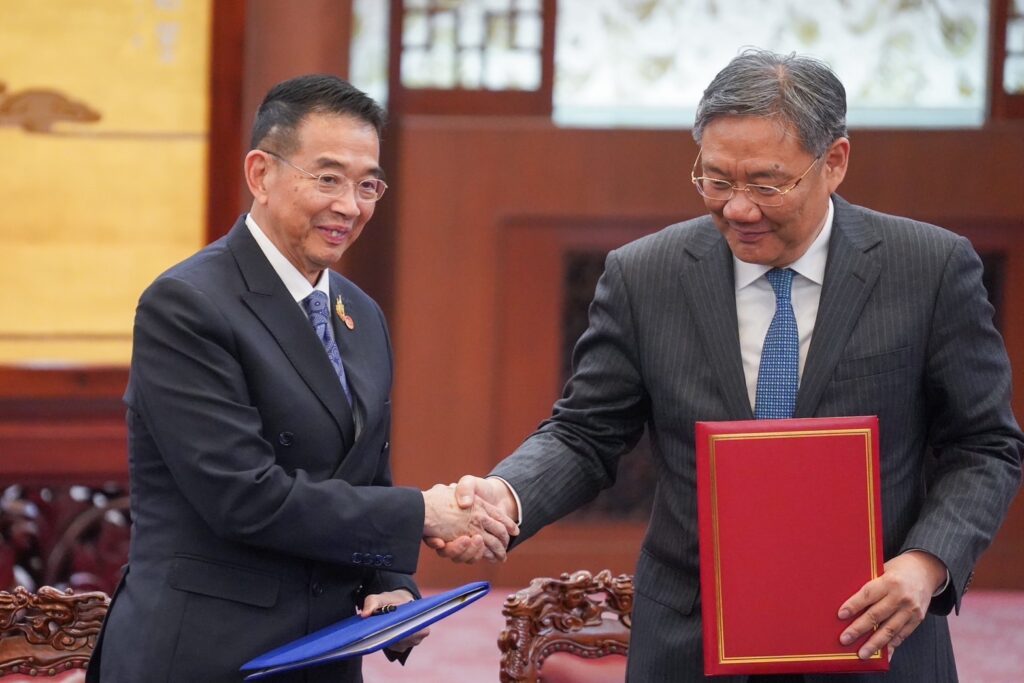 รัฐบาลไทย - จีน ลงนามความร่วมมือเปิดโอกาสพัฒนาเศรษฐกิจ เทคโนโลยี