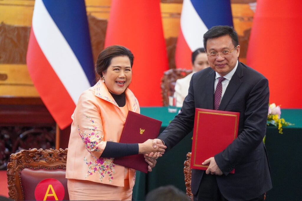 รัฐบาลไทย - จีน ลงนามความร่วมมือเปิดโอกาสพัฒนาเศรษฐกิจ เทคโนโลยี