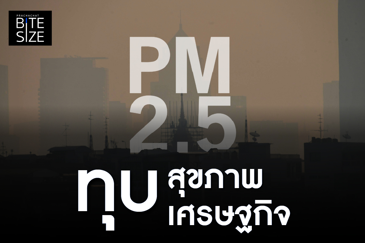 BITE SIZE : ฝุ่น PM 2.5 ปัญหามลพิษ ทุบสุขภาพ-เศรษฐกิจไทย