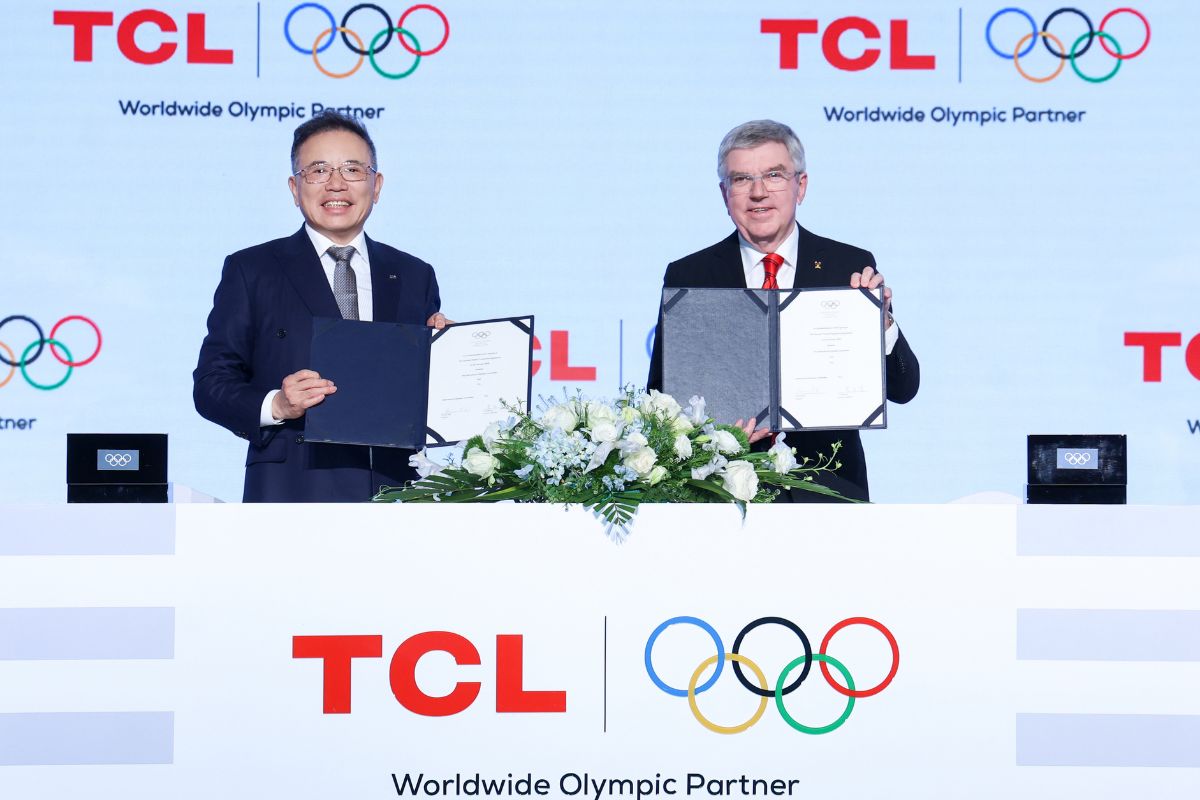 TCL จับมือ IOC เป็นท็อปพาร์ตเนอร์อย่างเป็นทางการ ยาวถึงปี 2575