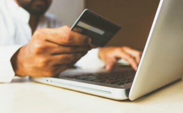 Stock photo of the Business Man with a credit card