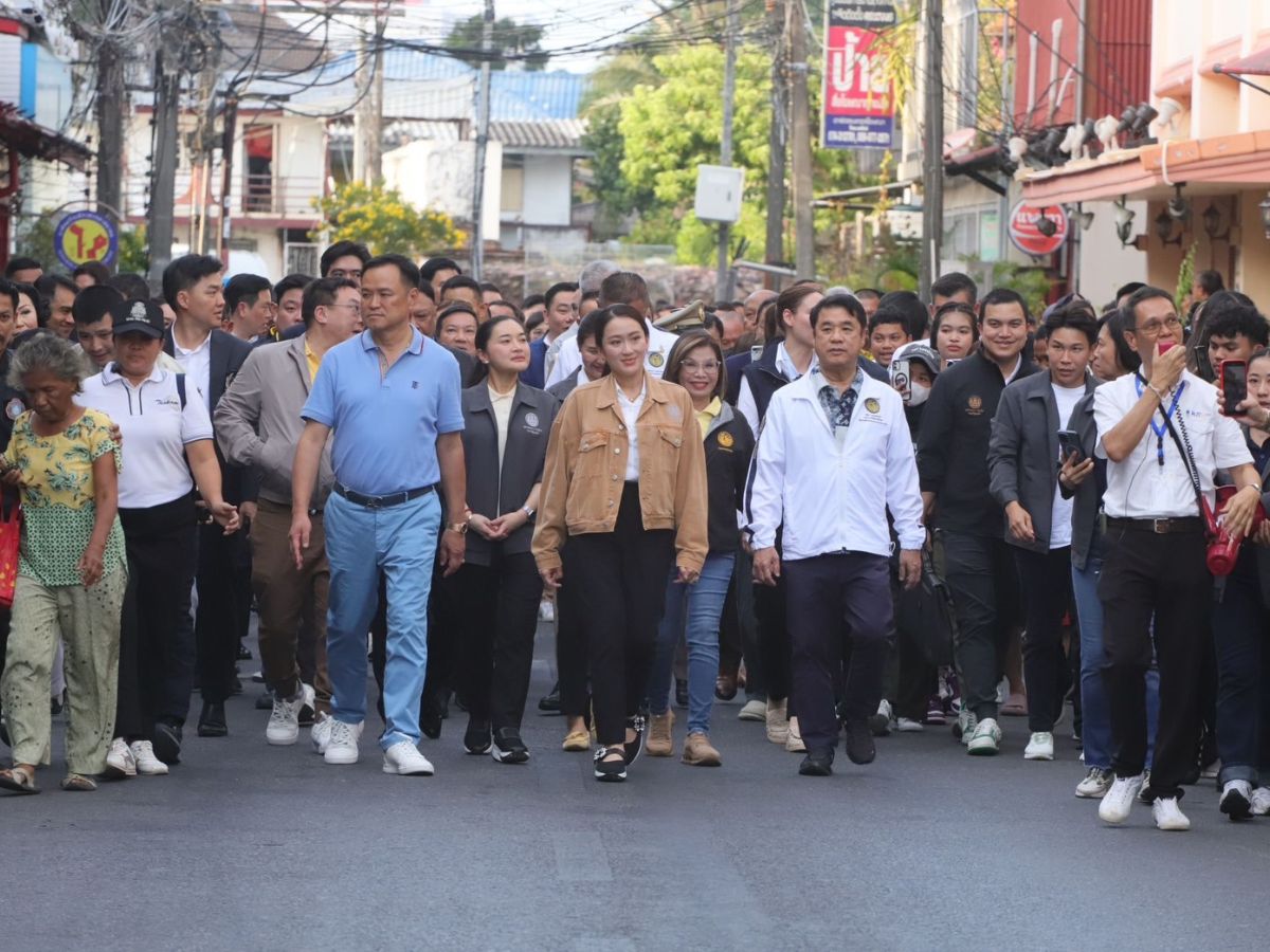 นายกฯ นำทีมชมเมืองเก่าสงขลา ล้อมวงฟังปัญหา หวังดันท่องเที่ยวลักเซอรี่