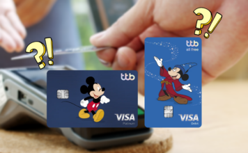 ttb disney ทีทีบี ดิสนีย์ บัตรเดบิต บัตรเครดิต