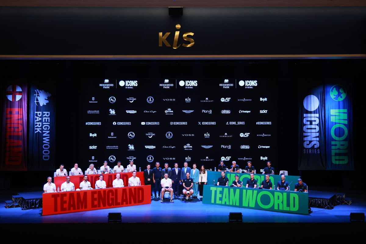 ครั้งแรกในเอเชีย ตำนานนักฟุตบอลดวลวงสวิงกอล์ฟ ‘Reignwood Icons of Football’