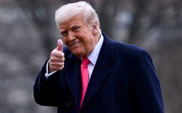 U.S. President Donald Trump returns from Conservative Political Action Conference (CPAC), in Washington D.C.