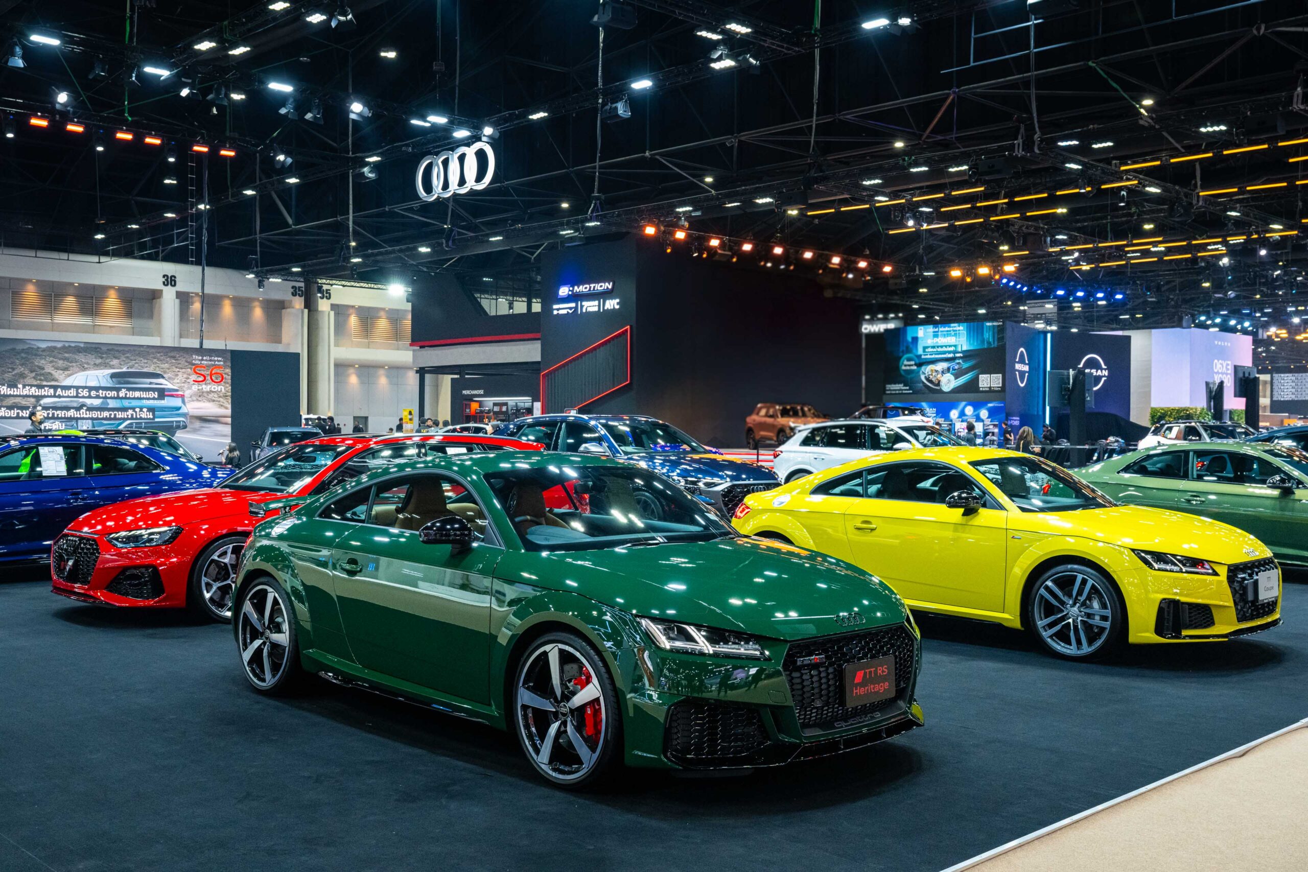 Audi ถล่ม มอเตอร์โชว์ จัดเเคมเปญเดือด ดอกเบี้ย 0% นาน 7 ปี