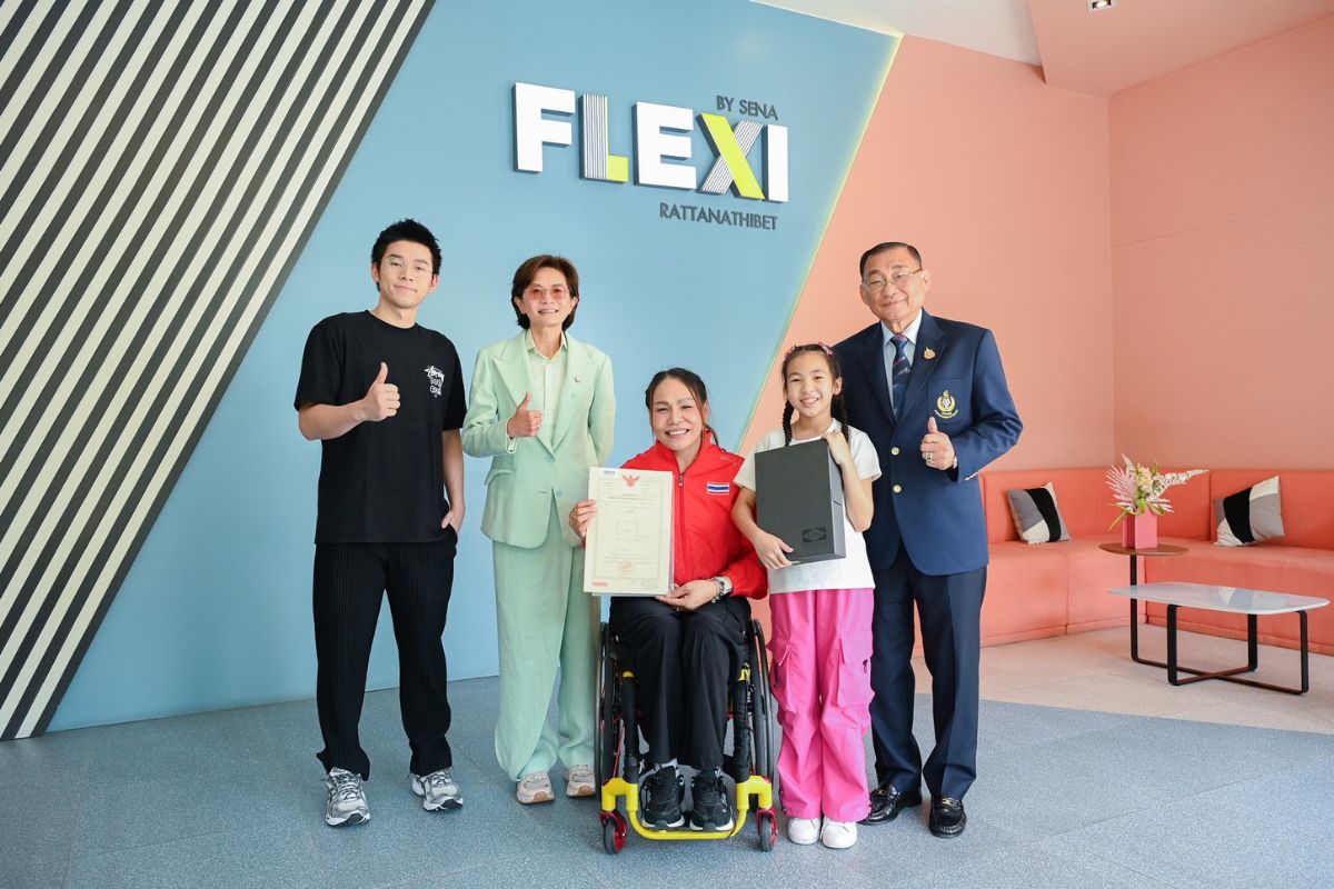 เสนาฯมอบคอนโดฯ 2.5 ล้าน เฟล็กซี่ รัตนาธิเบศร์ ให้ฮีโร่พาราลิมปิก “แวว-สายสุนีย์”