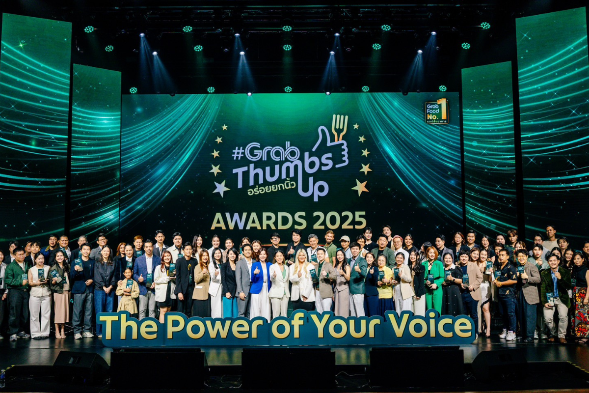 เปิดรายชื่อร้านอาหารแห่งปี #GrabThumbsUp Awards 2025