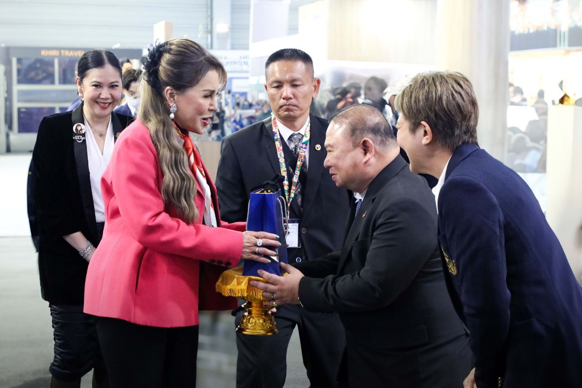 ทูลกระหม่อมหญิงอุบลรัตนฯ เสด็จเยี่ยมบูทบางกอกแอร์เวย์ส ณ งาน ITB Berlin 2025