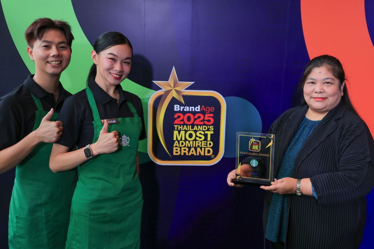 สตาร์บัคส์ คว้า Thailand’s Most Admired Brand 11 ปีซ้อน พร้อมสร้างผลกระทบเชิงบวกต่อสิ่งแวดล้อม   