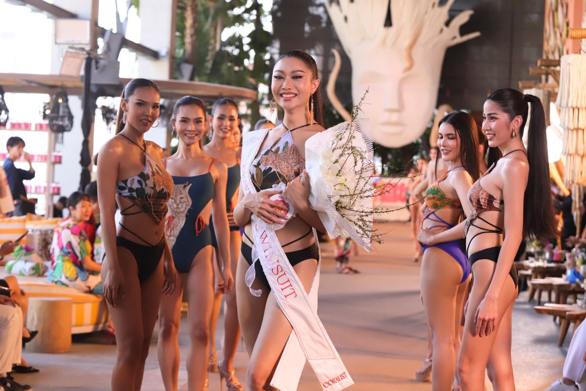 มิสทิฟฟานี่สะบัดผ้า อวดบิกินนี่สุดแซ่บ การ์ฟิลด์ คว้ารางวัลแรก Best in Swimsuit