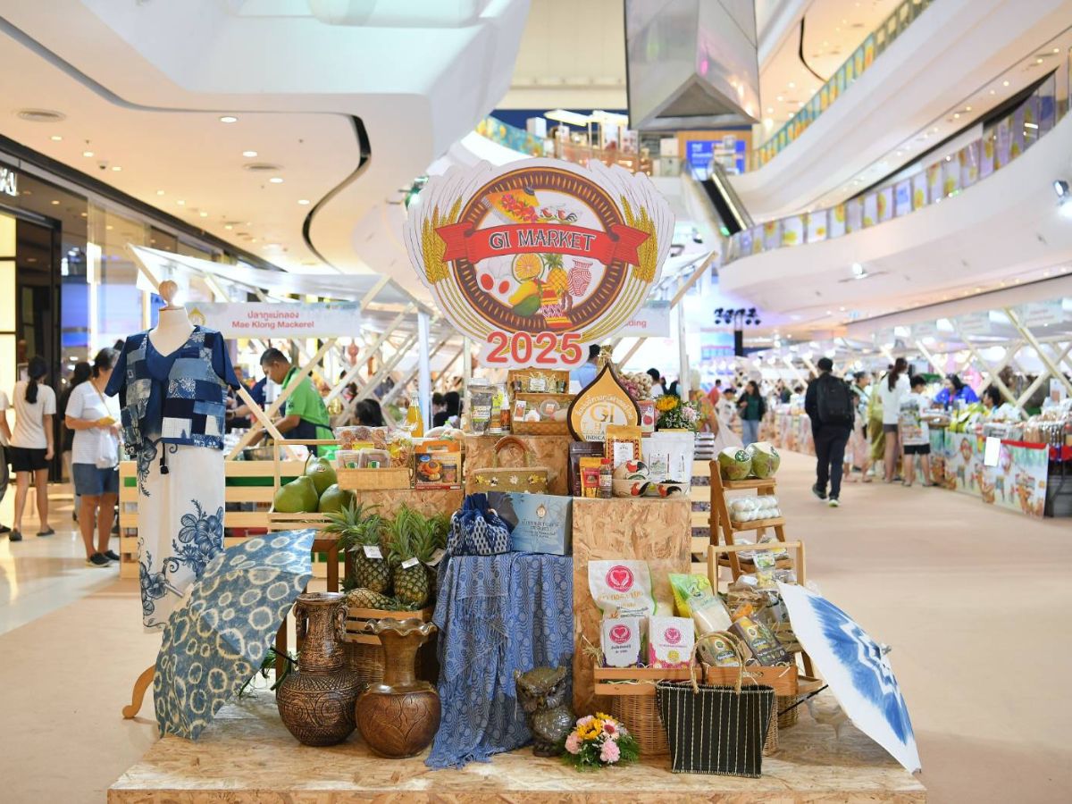 สินค้า GI ทุกภูมิภาคกว่า 60 รายการ ยกทัพถึงมือผู้บริโภค “GI Market 2025”