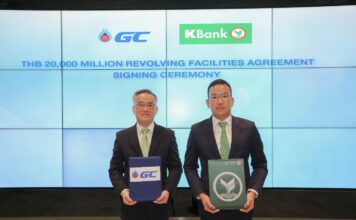 GC จับมือ KBank ลงนามสินเชื่อหมุนเวียนวงเงิน 20,000 ล้านบาท 