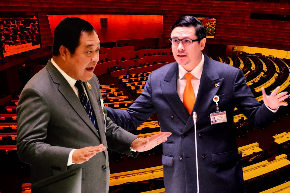 รังสิมันต์ โรม-ทวี สอดส่อง อภิปรายไม่ไว้วางใจ ดีลปีศาจ ทักษิณ ชั้น 14