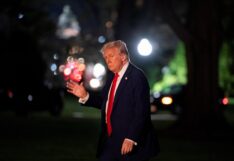 U.S. President Donald Trump Returns to the White House