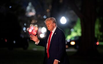 U.S. President Donald Trump Returns to the White House