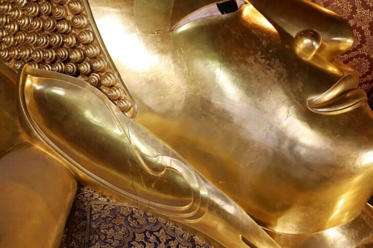 รอยร้าวพระนอนวัดโพธิ์ รอยร้าวพระนอนวัดโพธิ์