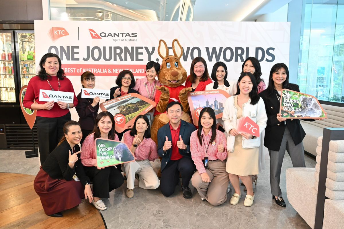 เคทีซี-แควนตัส ชูประสบการณ์ใหม่ ‘One Journey, Two Worlds’