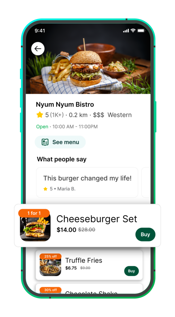 Dine Out Discovery (Powered by GrabMaps)