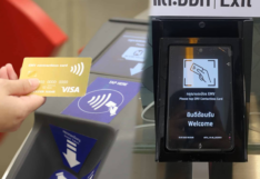 EMV Contactless Transit บัตร EMV บัตรเดบิต บัตรเครดิต รถไฟฟ้า