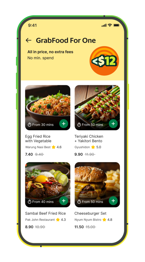 GrabFood for One