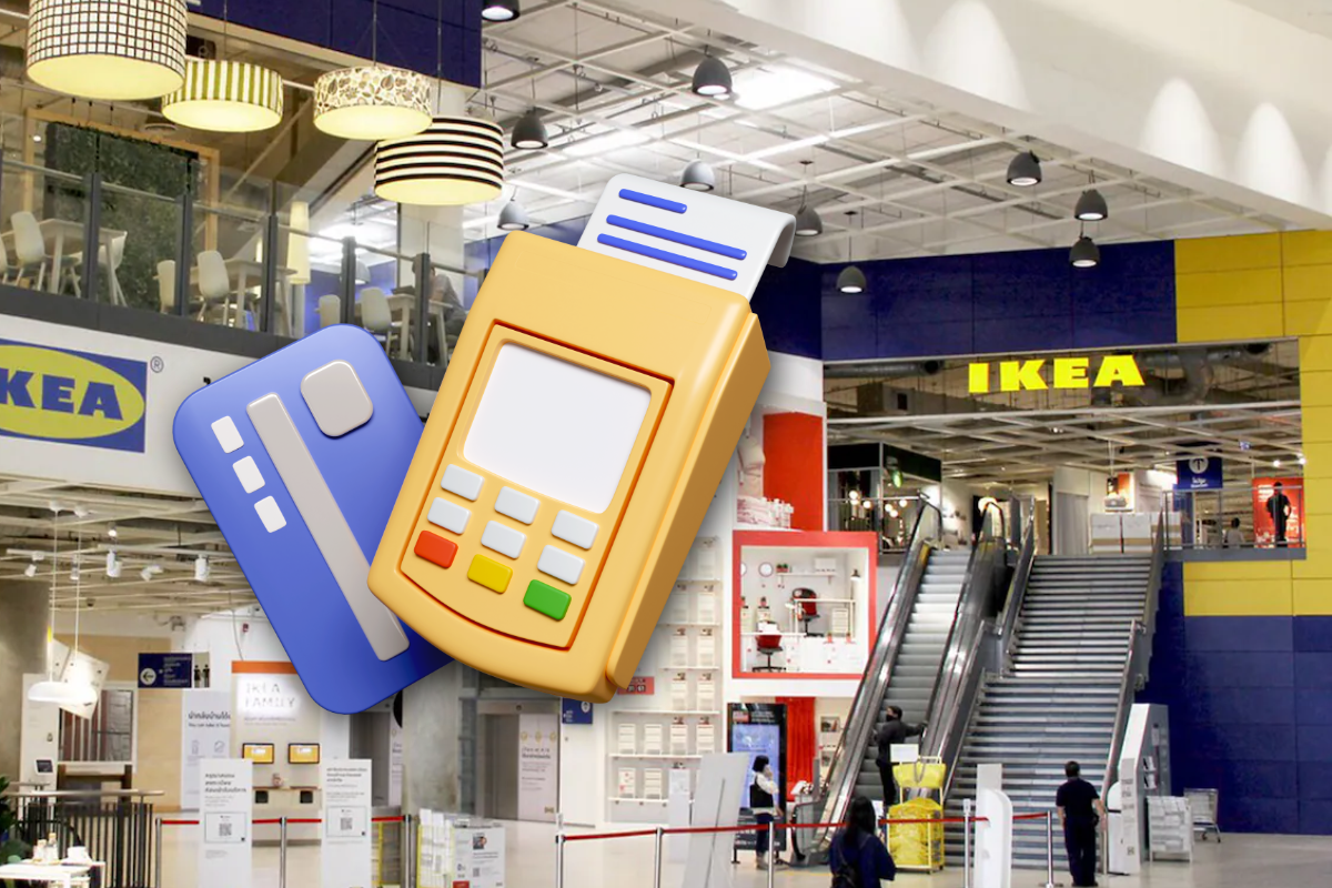 IKEA 3 สาขา ลุยสโตร์ไร้เงินสด จ่ายได้แค่ QR-บัตร เริ่ม 21 เม.ย. 68